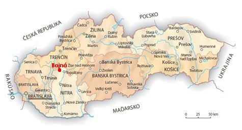mapa SR